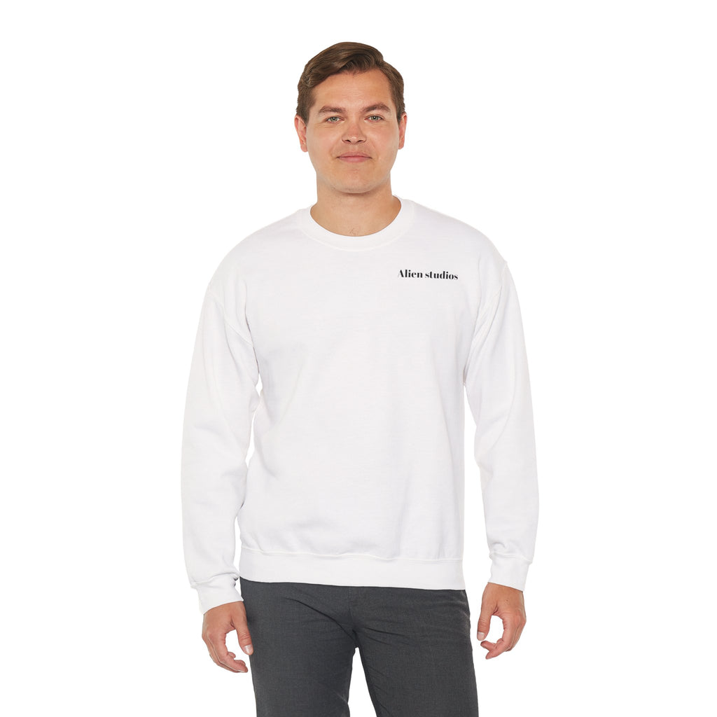 Alien Studios logo sweatshirt | Crewneck sweatshirt, minimalist back text