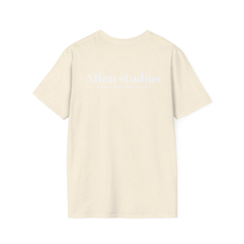 Alien Studios logo T-Shirt | Minimal back text, small chest text