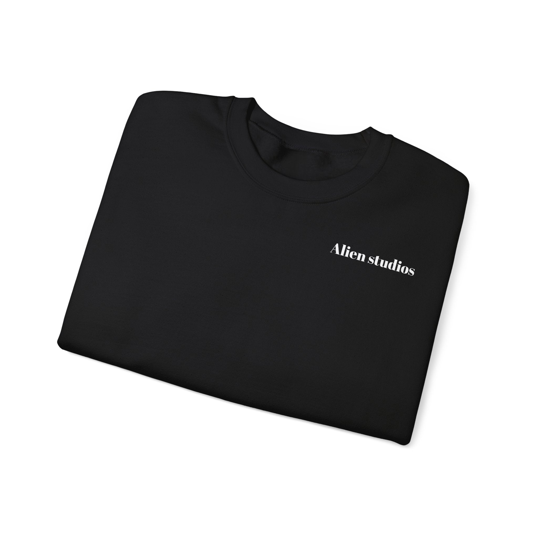 Alien Studios logo sweatshirt | Crewneck sweatshirt, minimalist back text