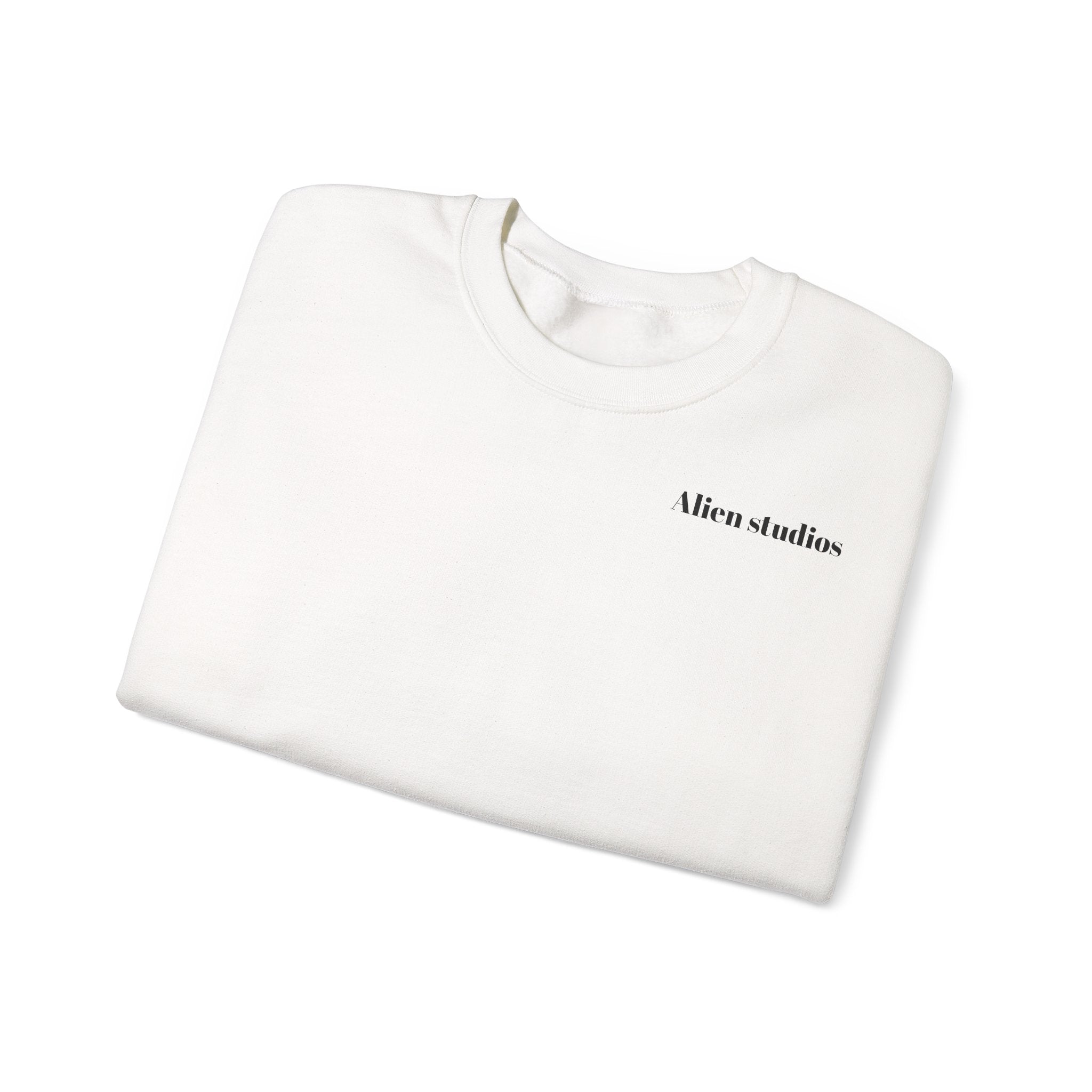 Alien Studios logo sweatshirt | Crewneck sweatshirt, minimalist back text