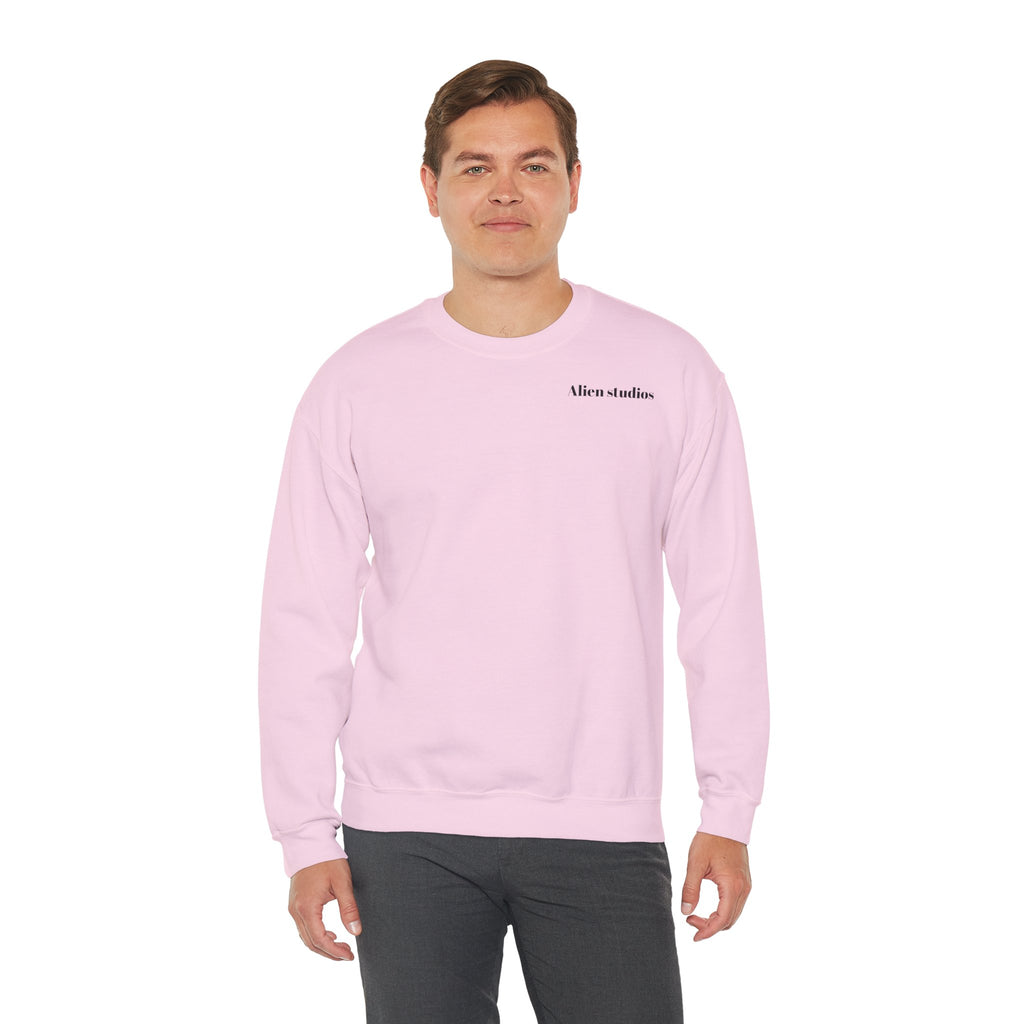 Alien Studios logo sweatshirt | Crewneck sweatshirt, minimalist back text