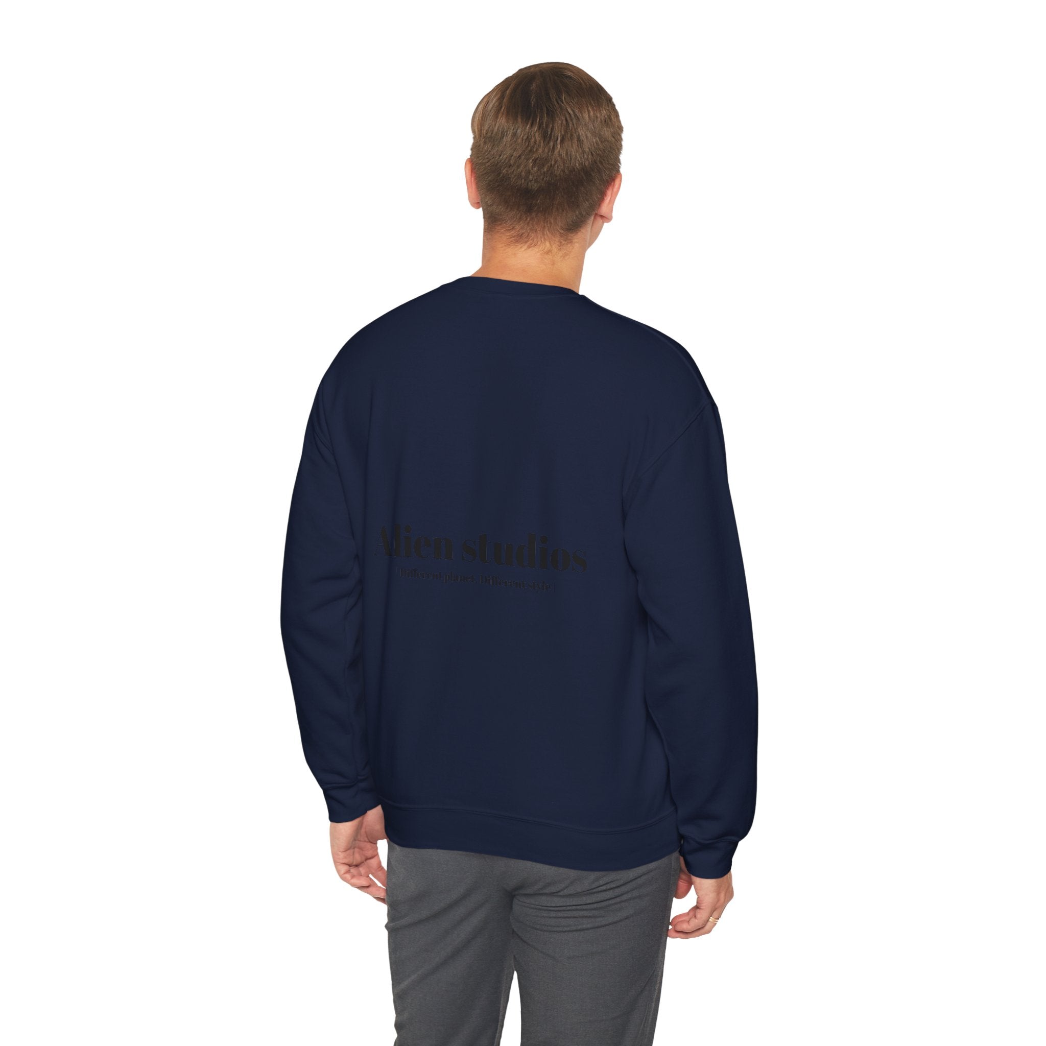 Alien Studios logo sweatshirt | Crewneck sweatshirt, minimalist back text