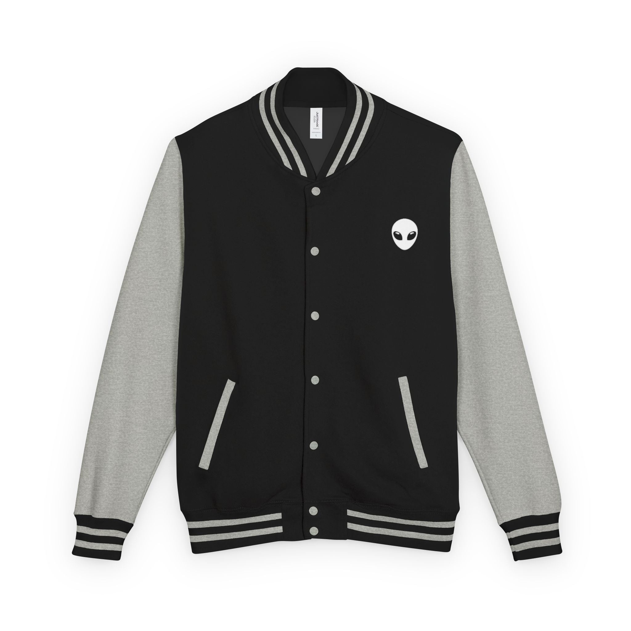 Alien Graphic Letterman Jacket | Alien Head Varsity Jacket