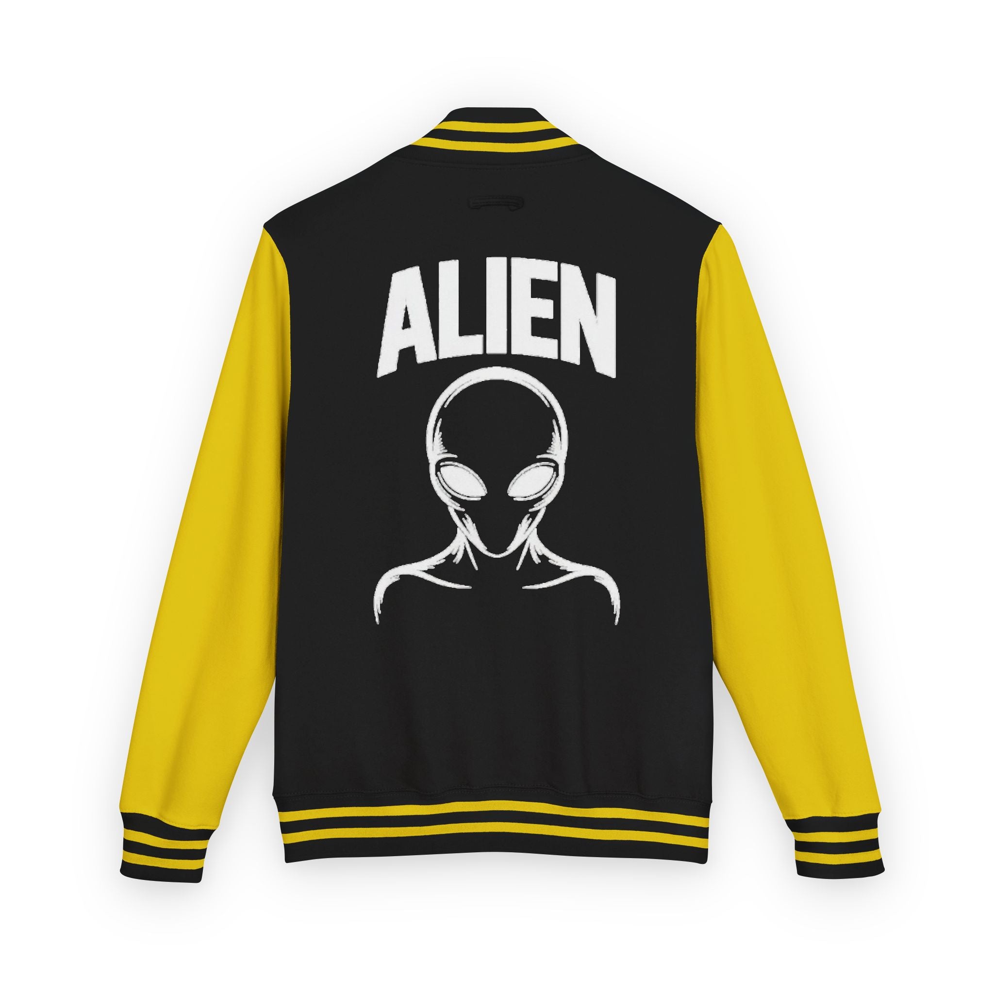 Alien Graphic Letterman Jacket | Alien Head Varsity Jacket
