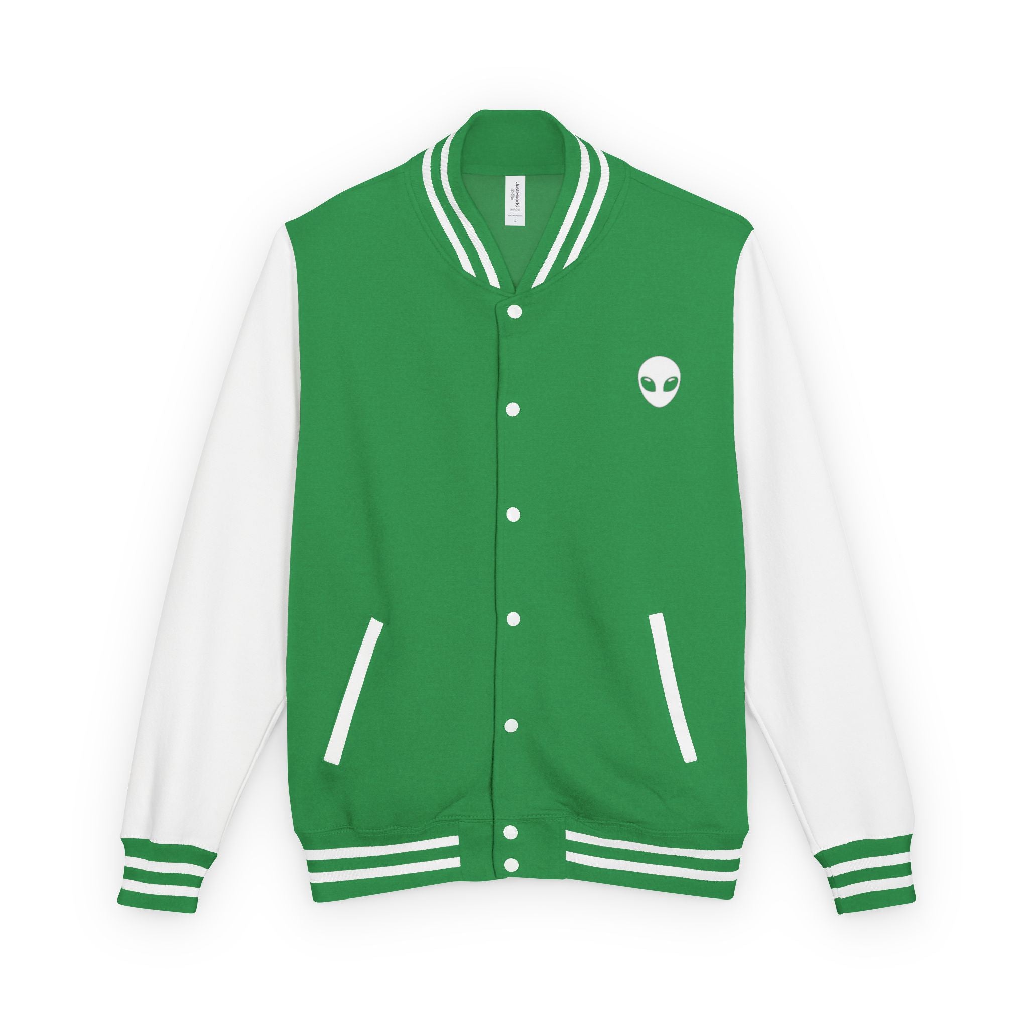 Alien Graphic Letterman Jacket | Alien Head Varsity Jacket