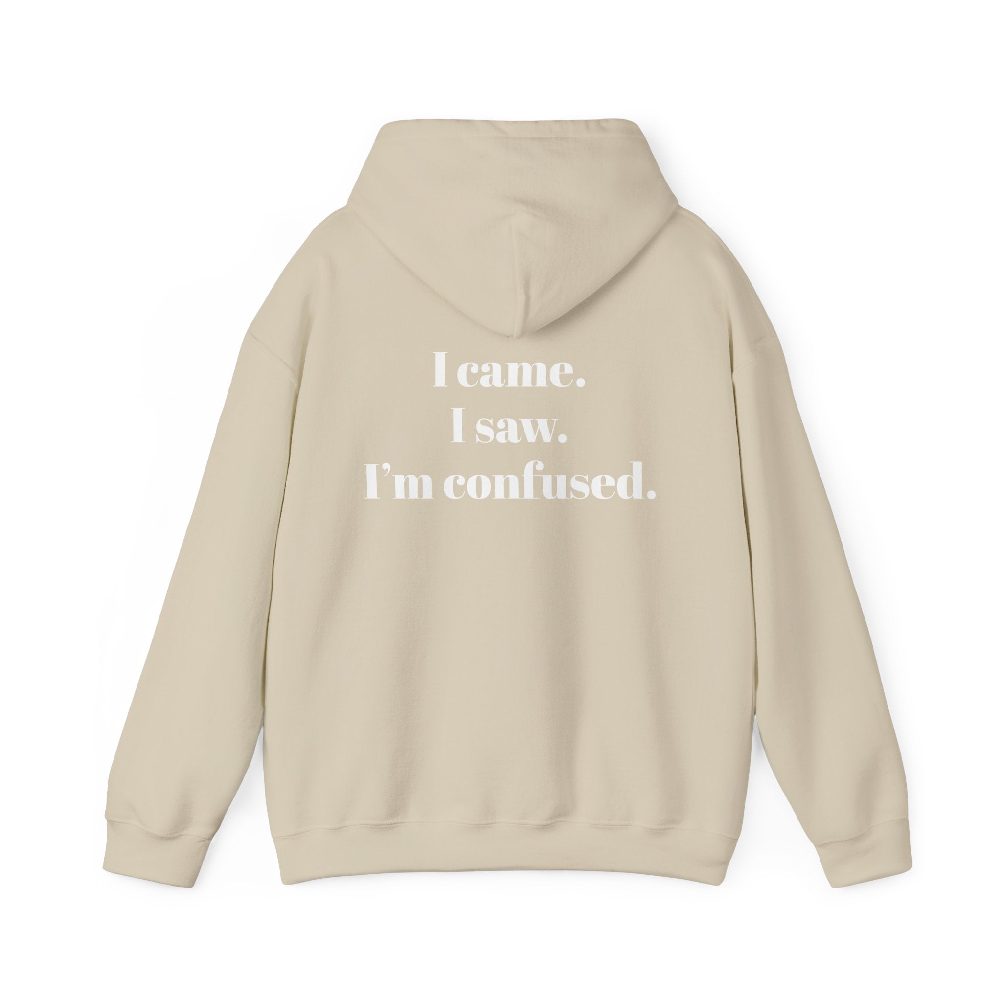 Minimal White Hoodie | Plain Blank Hooded Sweatshirt, DIY Sublimation