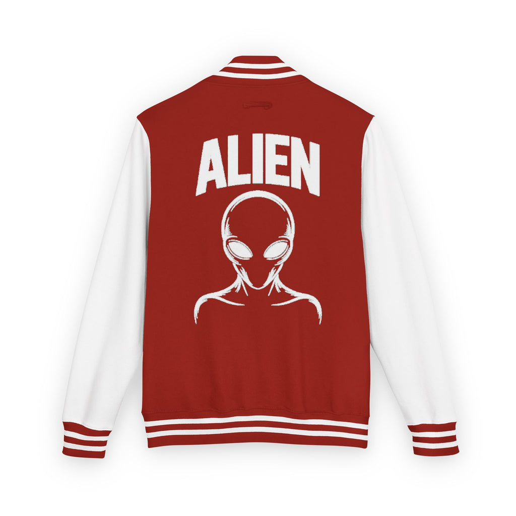 Alien Graphic Letterman Jacket | Alien Head Varsity Jacket
