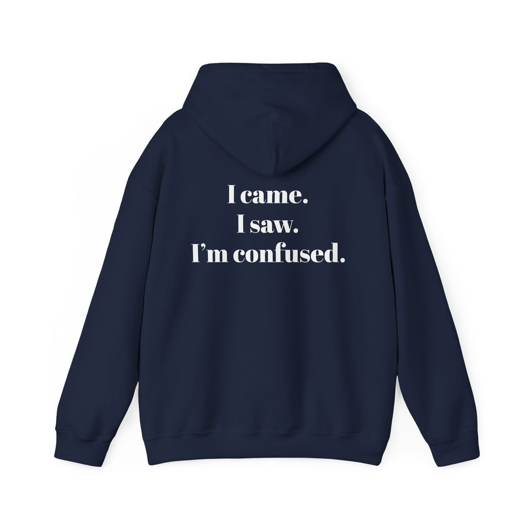 Minimal White Hoodie | Plain Blank Hooded Sweatshirt, DIY Sublimation