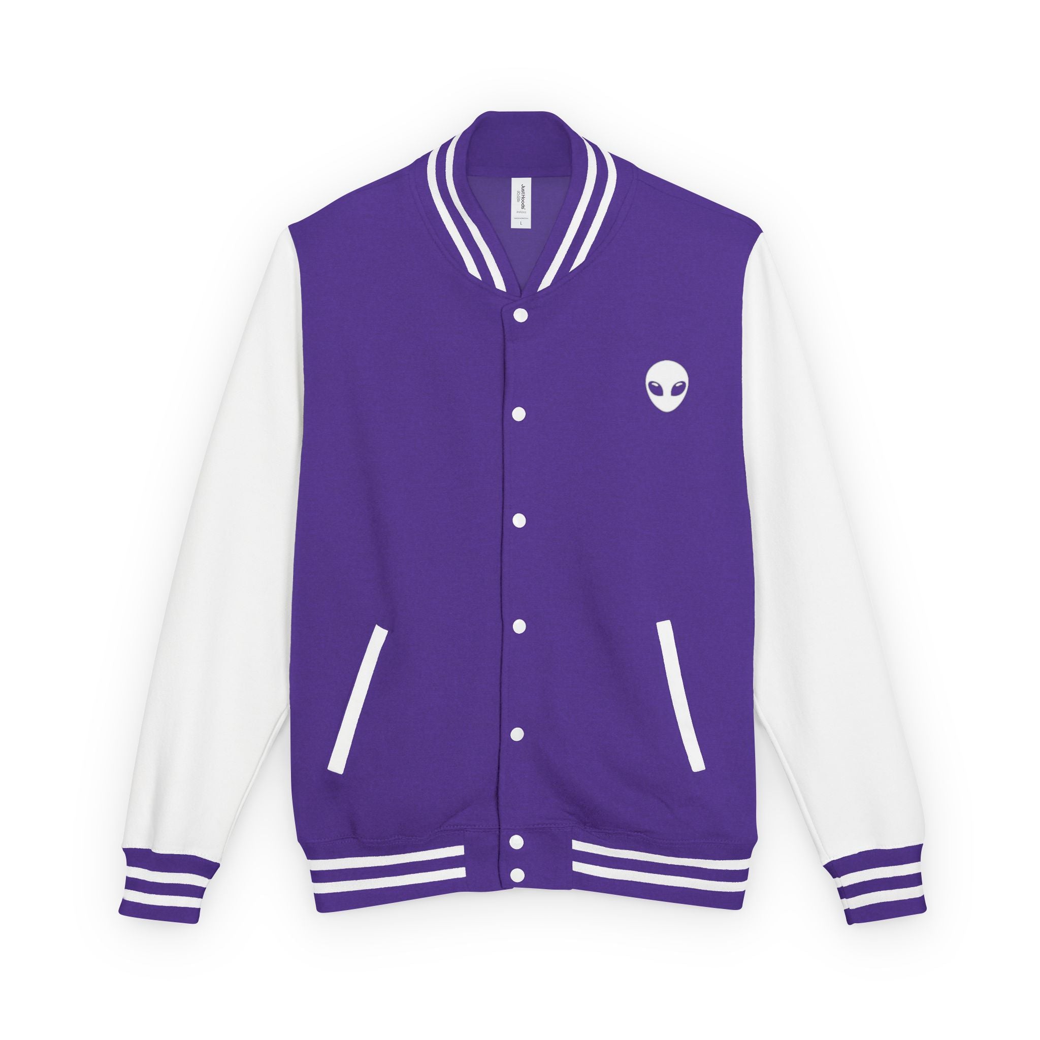 Alien Graphic Letterman Jacket | Alien Head Varsity Jacket