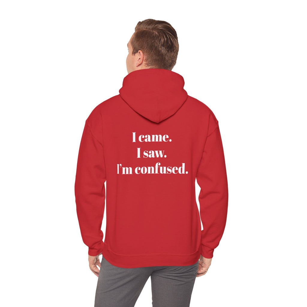 Minimal White Hoodie | Plain Blank Hooded Sweatshirt, DIY Sublimation