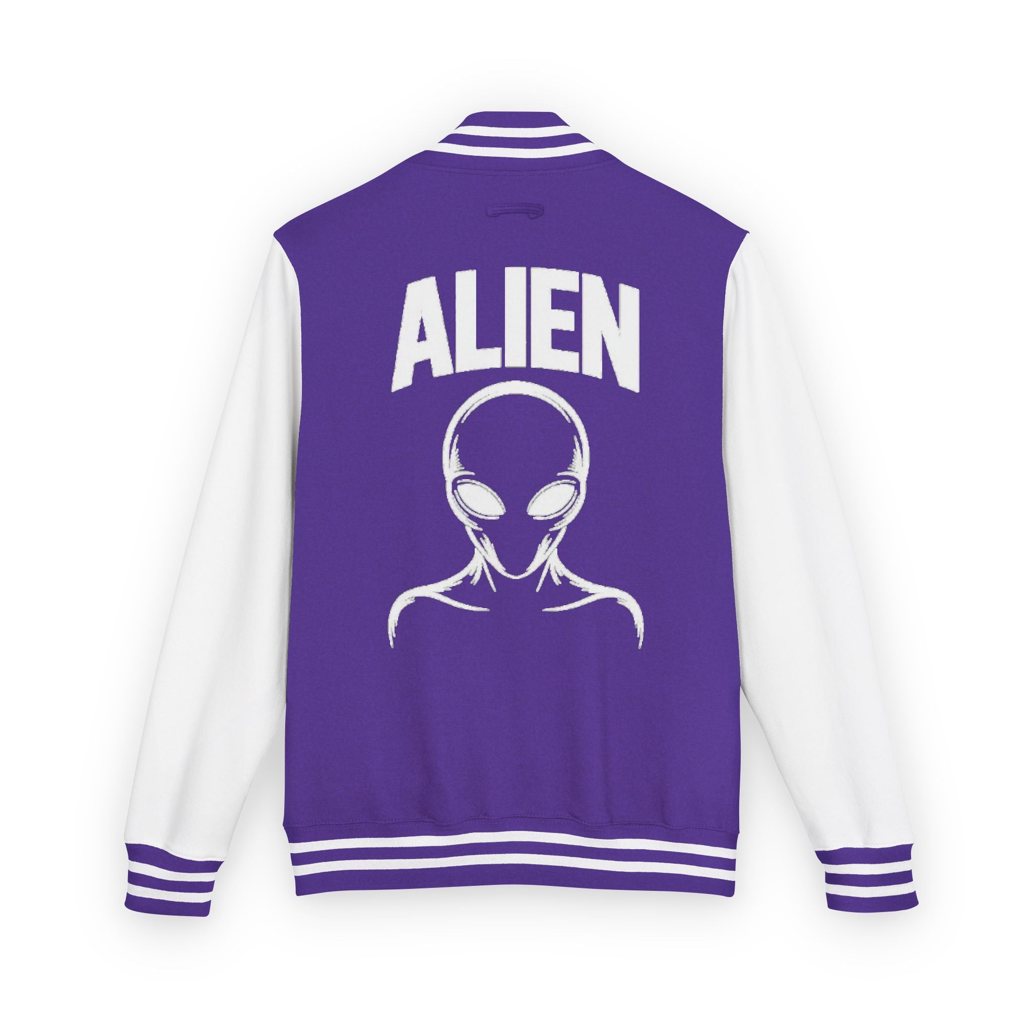 Alien Graphic Letterman Jacket | Alien Head Varsity Jacket