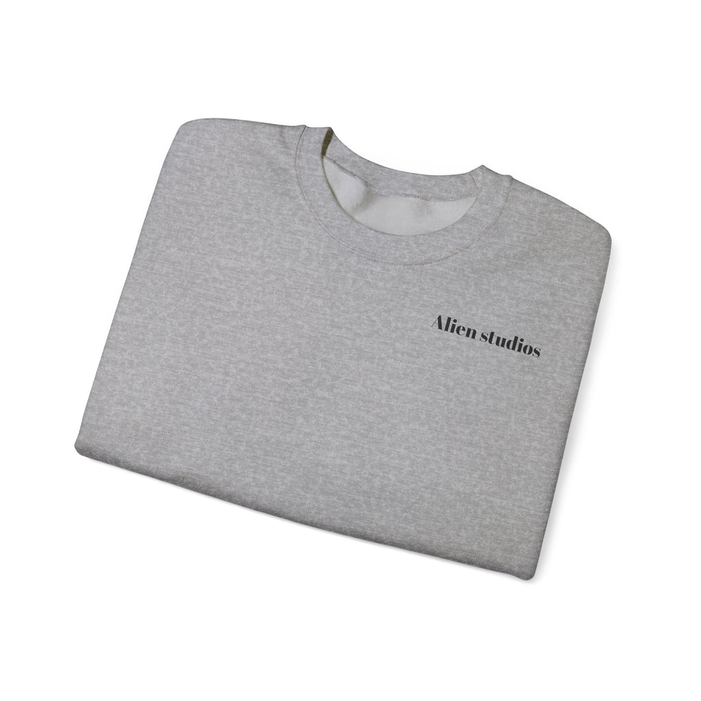 Alien Studios logo sweatshirt | Crewneck sweatshirt, minimalist back text
