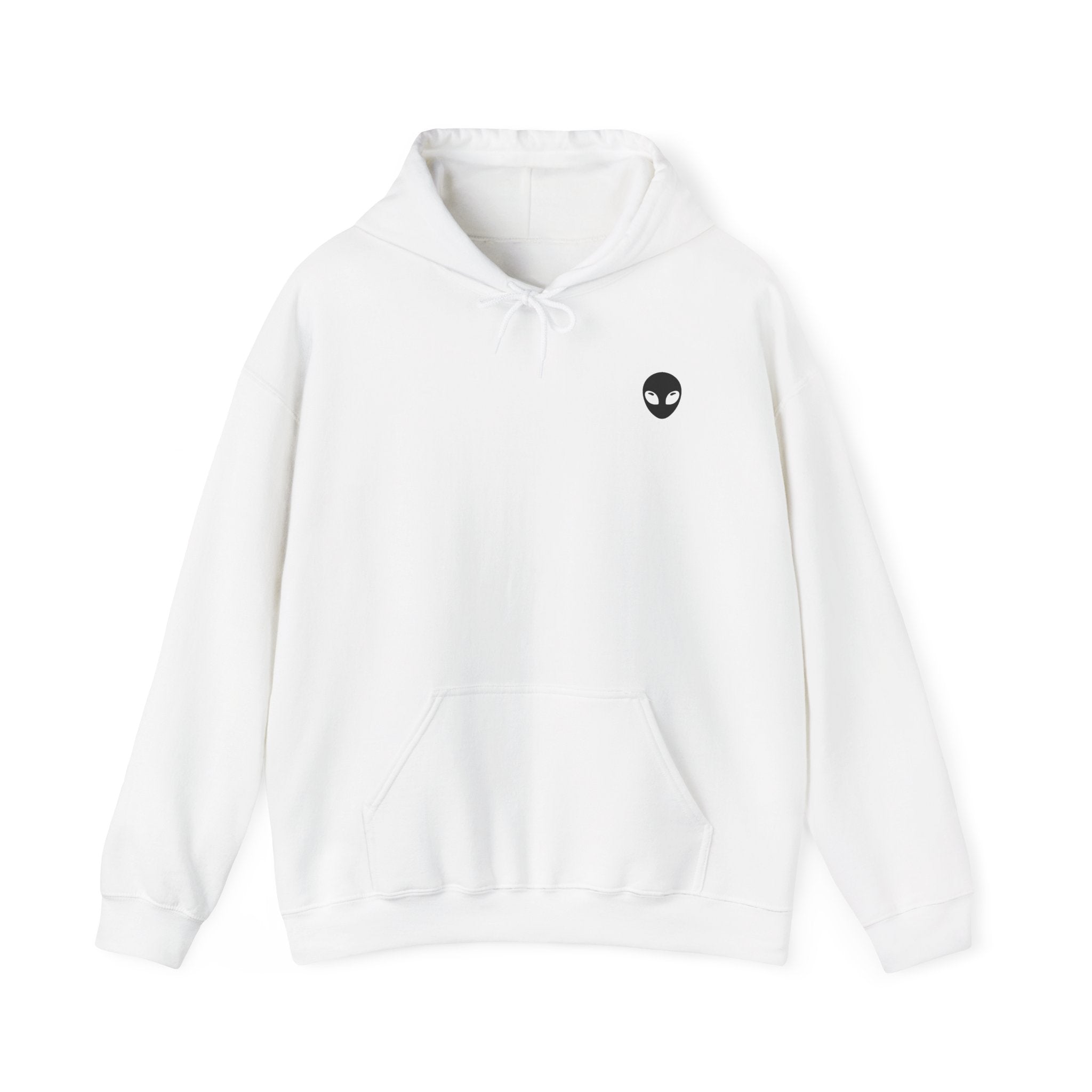 Minimal White Hoodie | Plain Blank Hooded Sweatshirt, DIY Sublimation