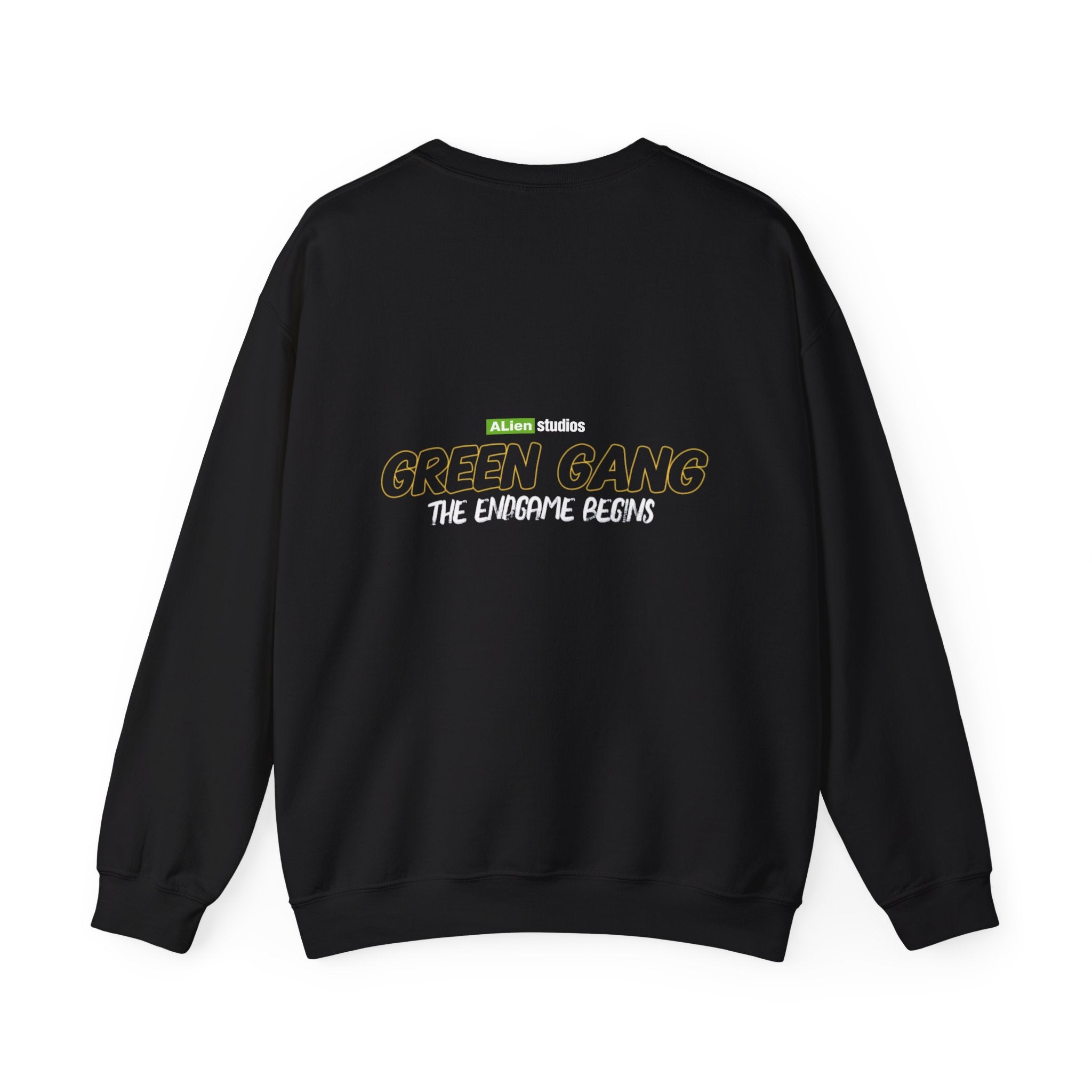 Green Gang The Endgame Begins Sweatshirt | Green Logo Crewneck