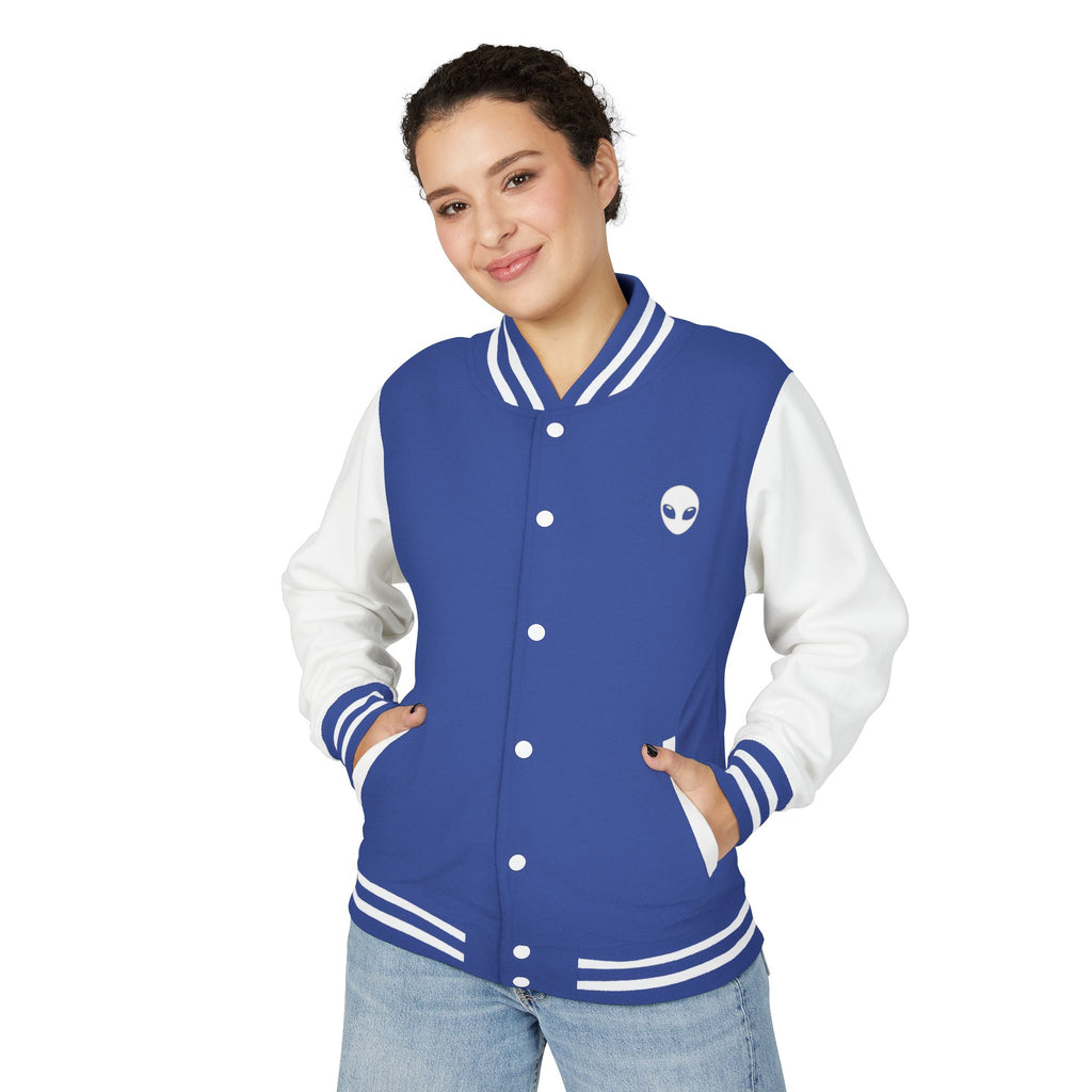 Alien Graphic Letterman Jacket | Alien Head Varsity Jacket
