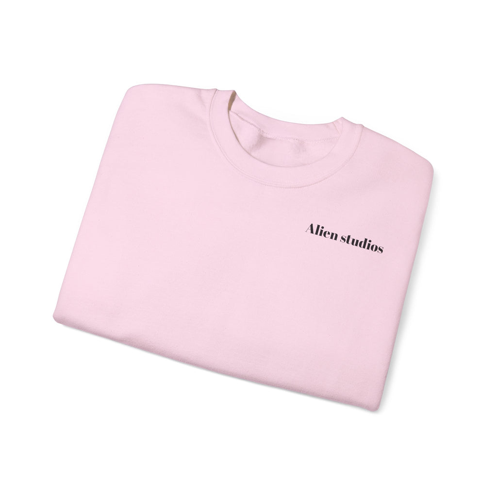 Alien Studios logo sweatshirt | Crewneck sweatshirt, minimalist back text