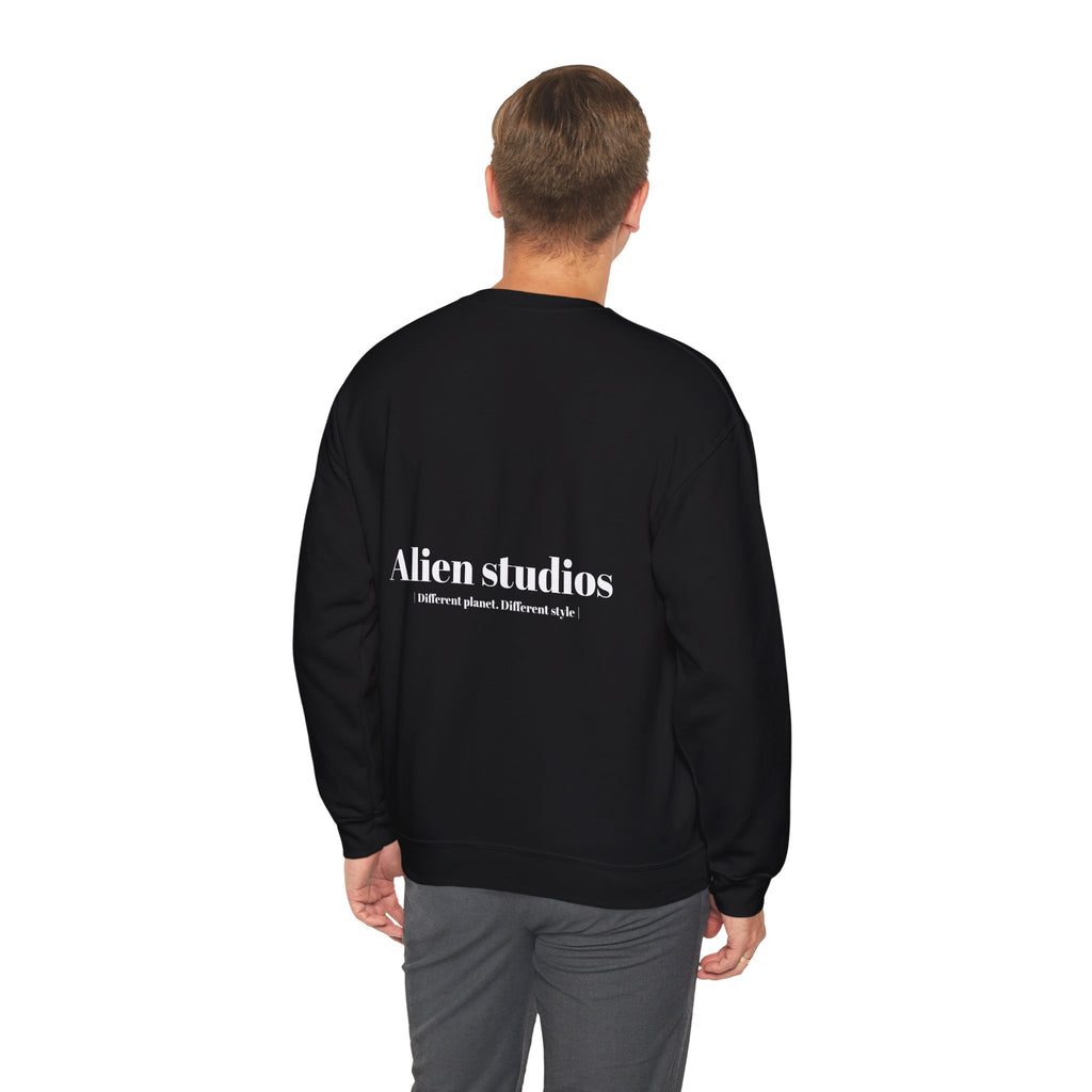 Alien Studios logo sweatshirt | Crewneck sweatshirt, minimalist back text