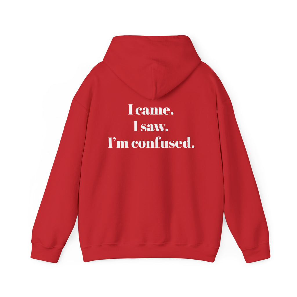 Minimal White Hoodie | Plain Blank Hooded Sweatshirt, DIY Sublimation