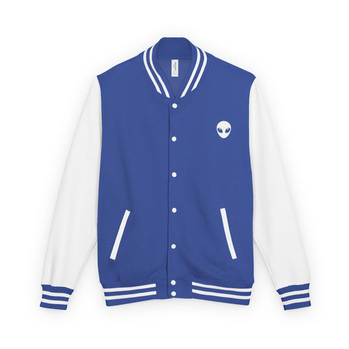 Alien Graphic Letterman Jacket | Alien Head Varsity Jacket