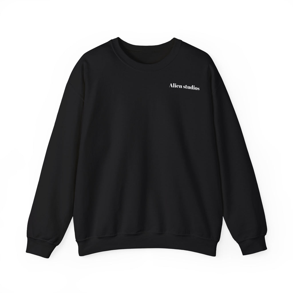 Alien Studios logo sweatshirt | Crewneck sweatshirt, minimalist back text