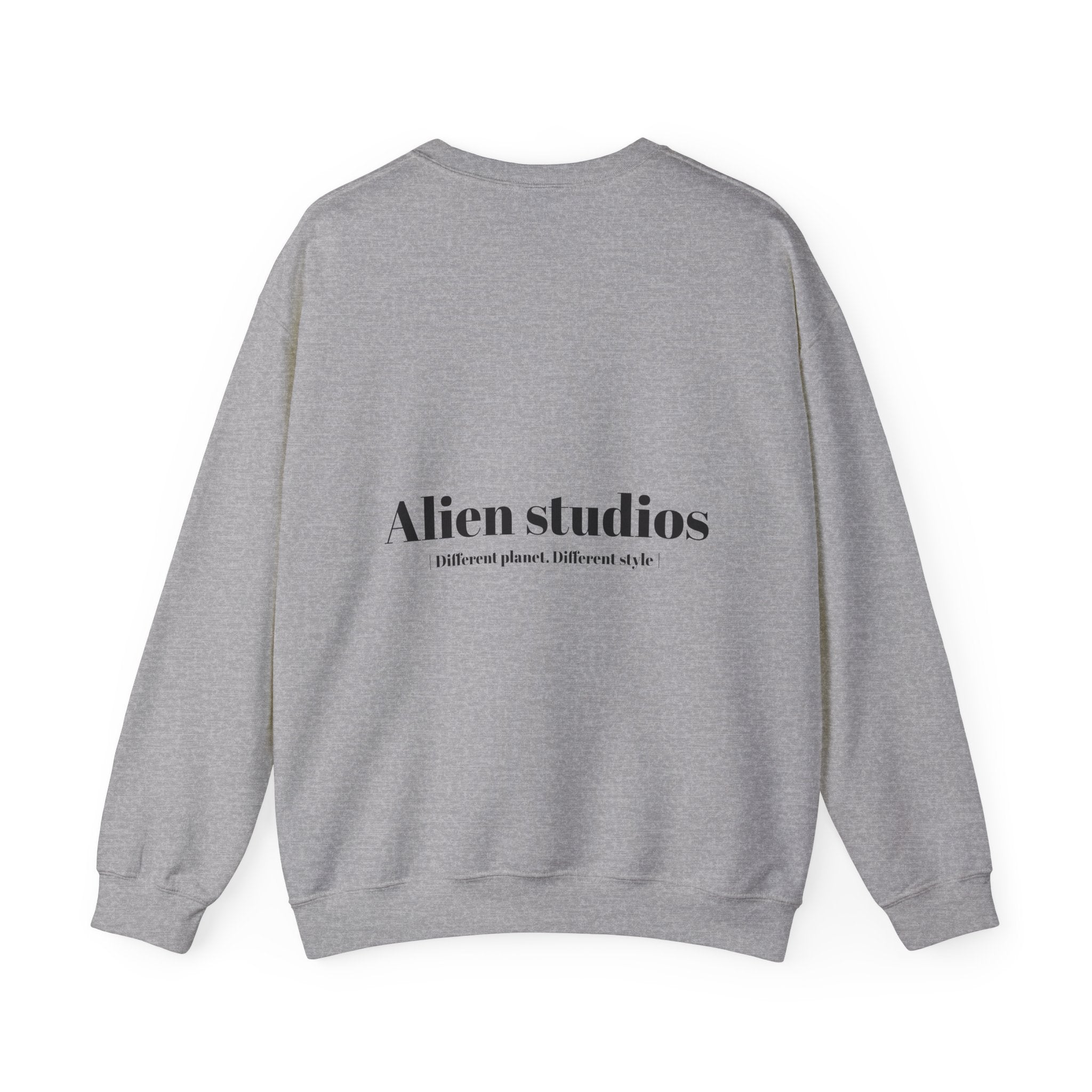Alien Studios logo sweatshirt | Crewneck sweatshirt, minimalist back text