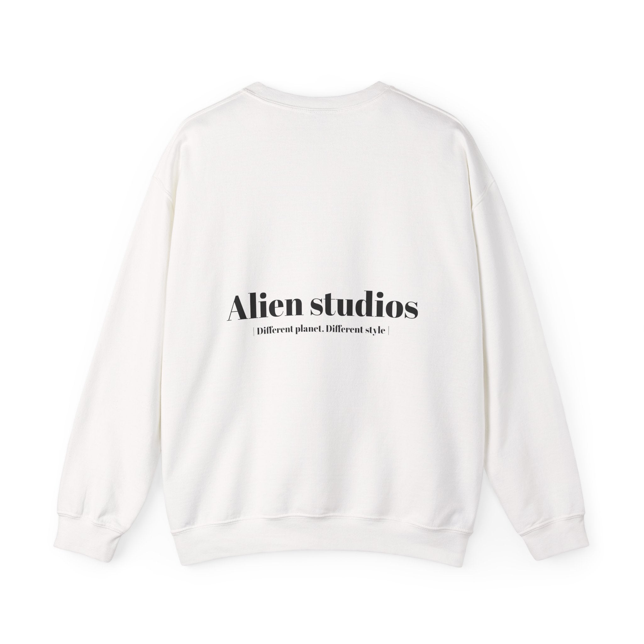 Alien Studios logo sweatshirt | Crewneck sweatshirt, minimalist back text