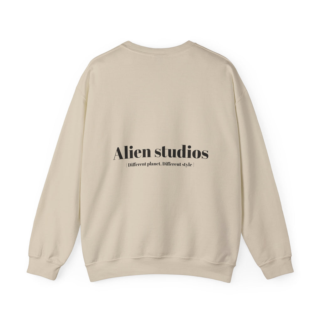 Alien Studios logo sweatshirt | Crewneck sweatshirt, minimalist back text