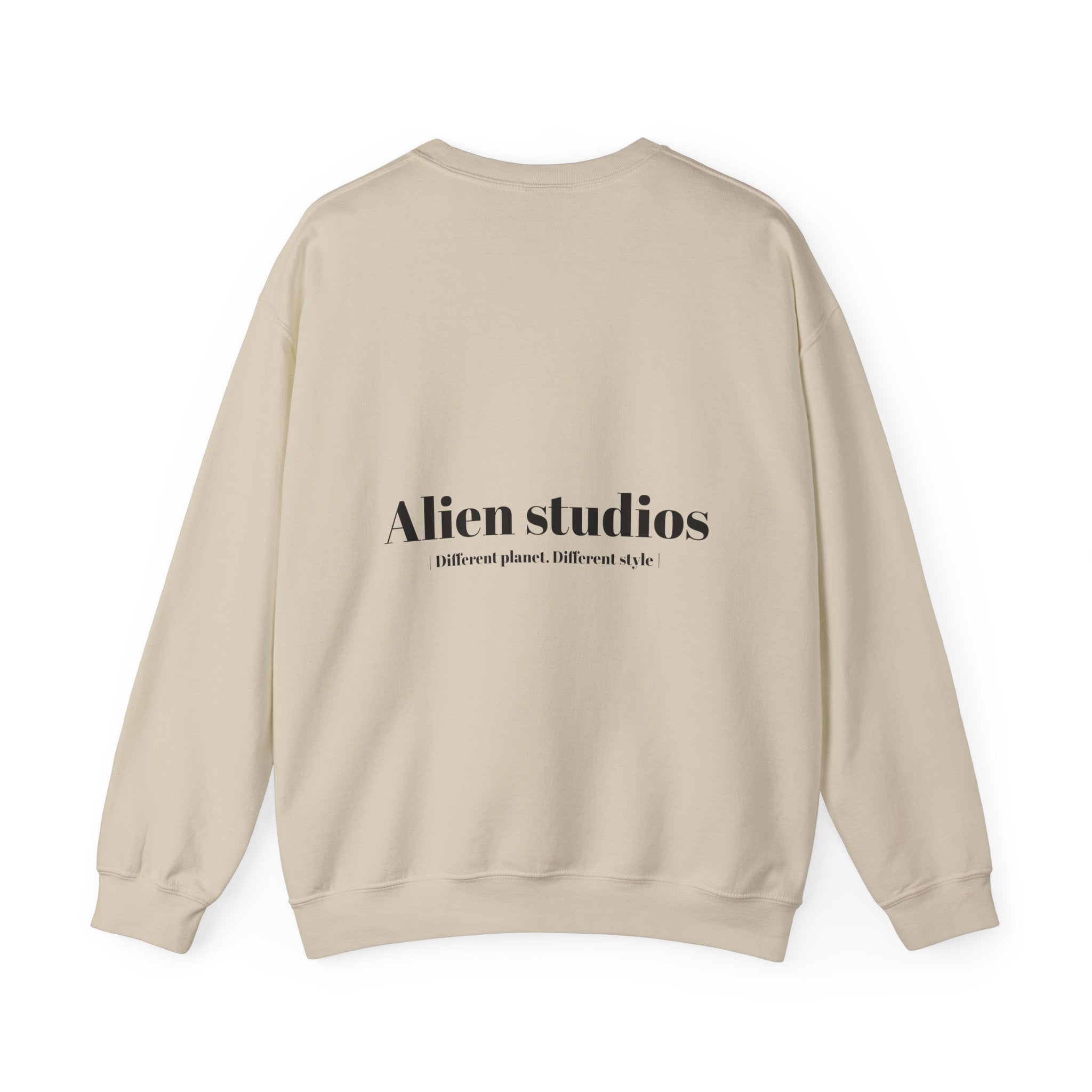 Alien Studios logo sweatshirt | Crewneck sweatshirt, minimalist back text