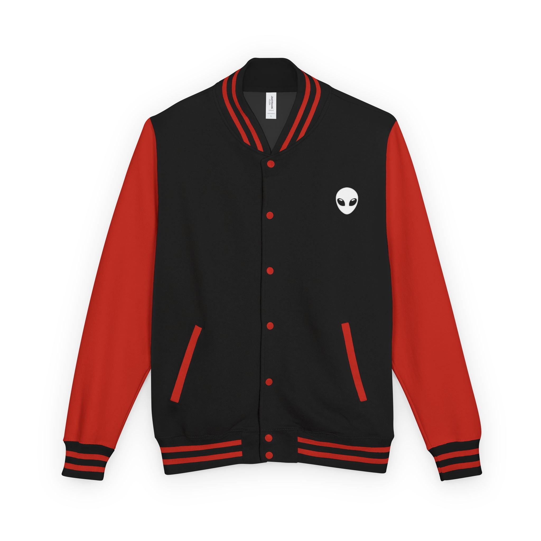 Alien Graphic Letterman Jacket | Alien Head Varsity Jacket