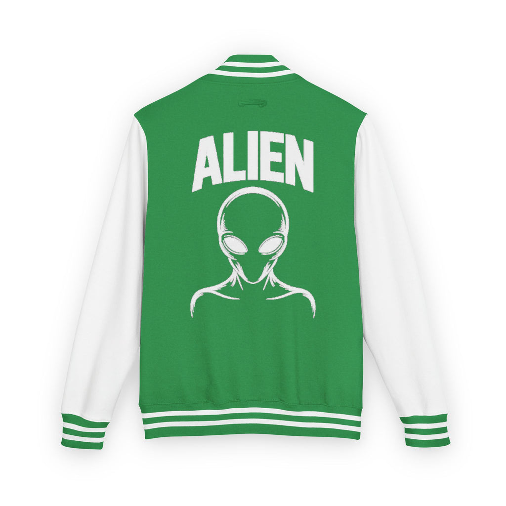 Alien Graphic Letterman Jacket | Alien Head Varsity Jacket