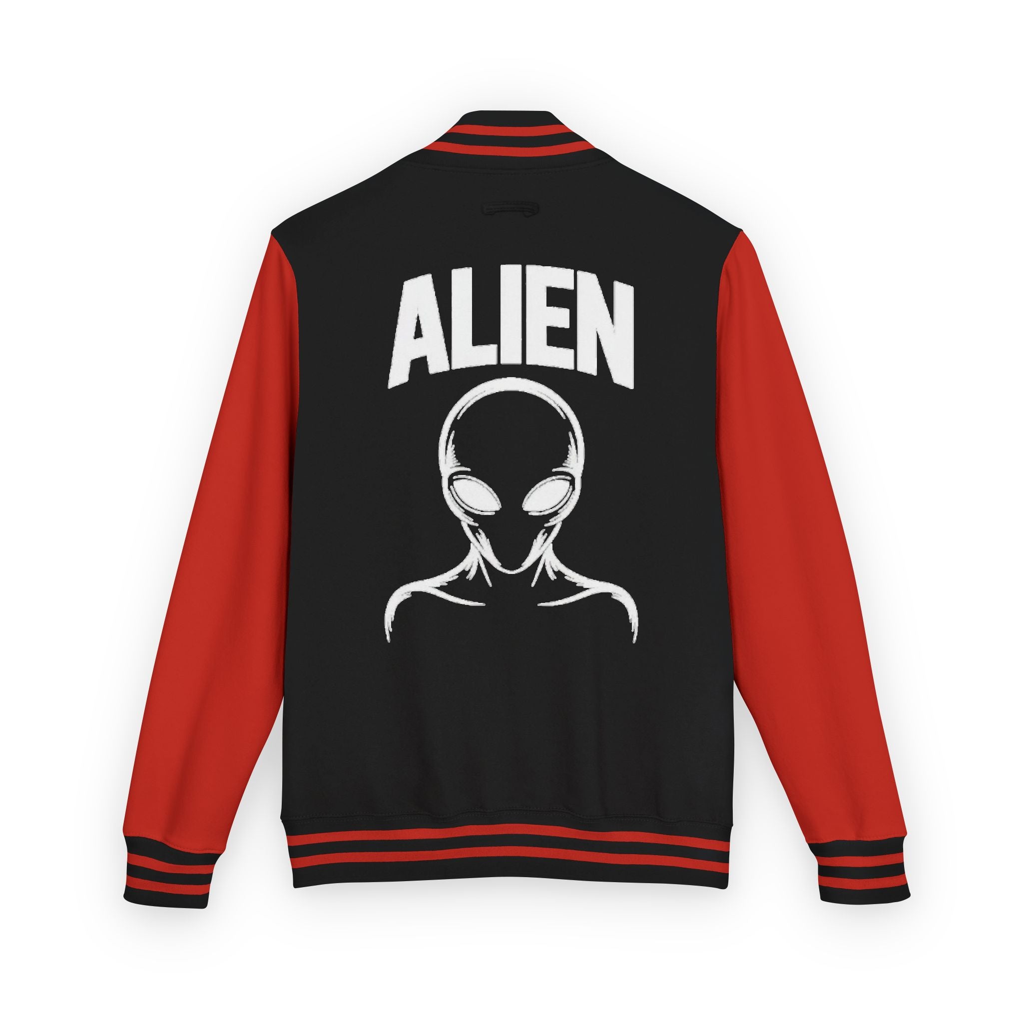 Alien Graphic Letterman Jacket | Alien Head Varsity Jacket