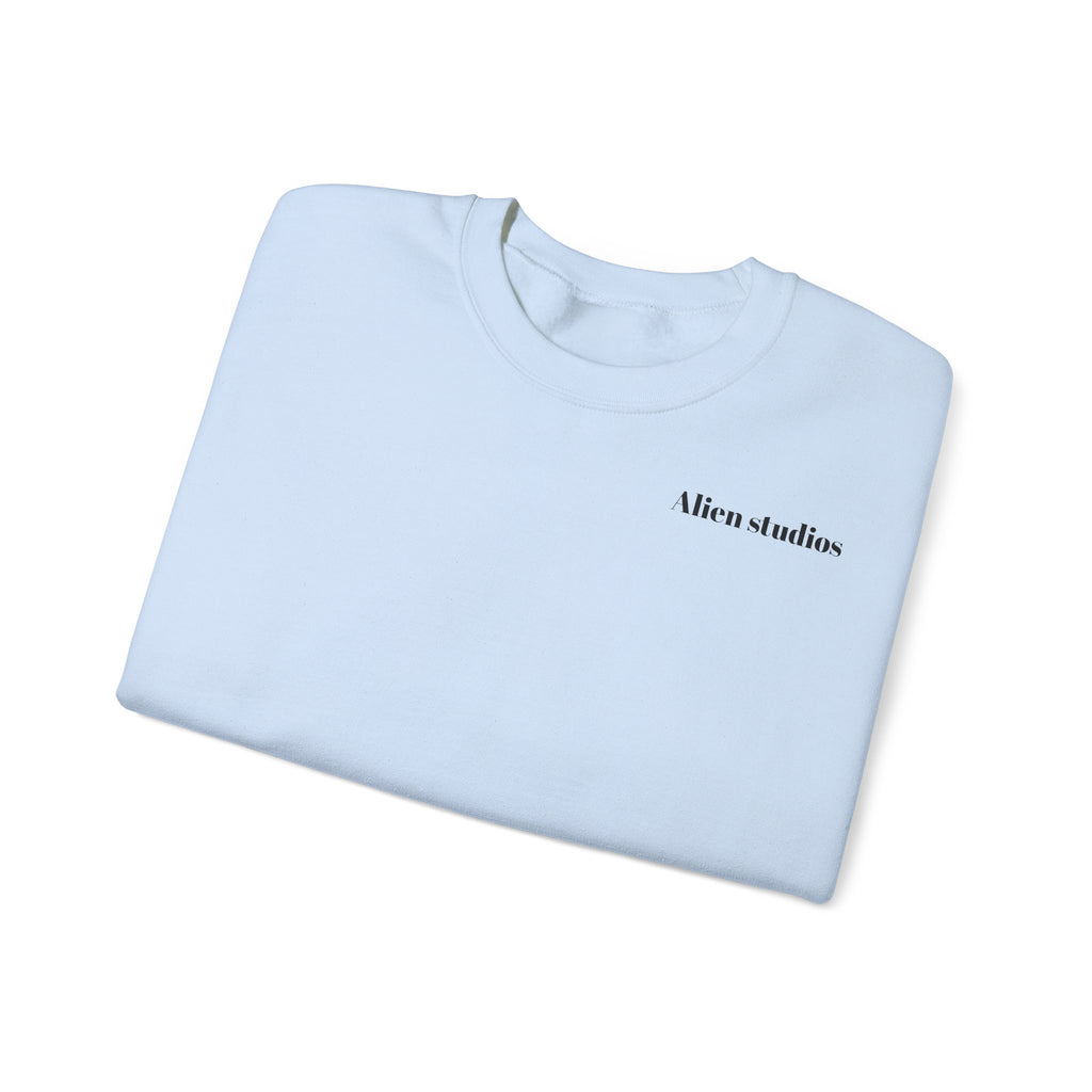 Alien Studios logo sweatshirt | Crewneck sweatshirt, minimalist back text