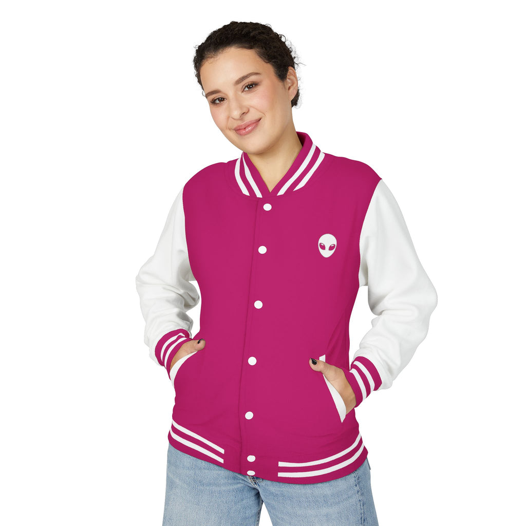 Alien Graphic Letterman Jacket | Alien Head Varsity Jacket