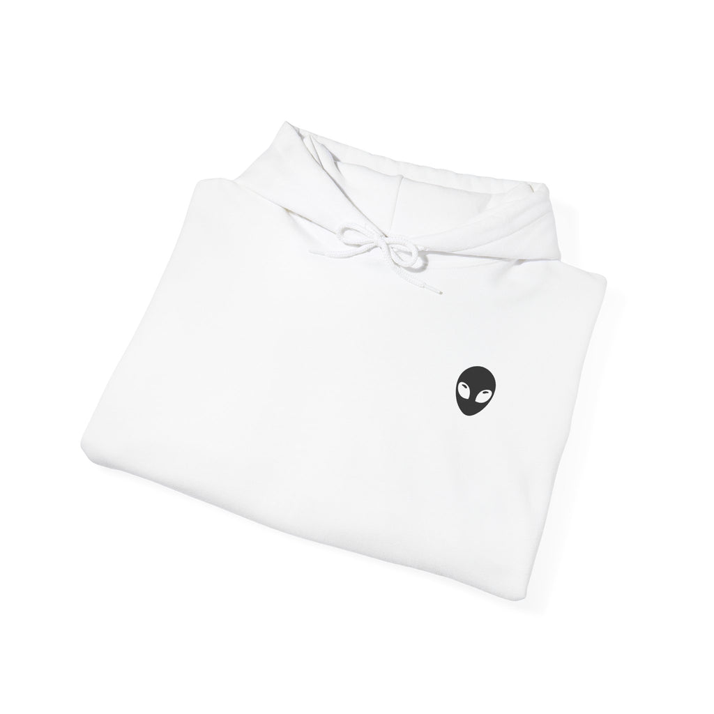 Minimal White Hoodie | Plain Blank Hooded Sweatshirt, DIY Sublimation