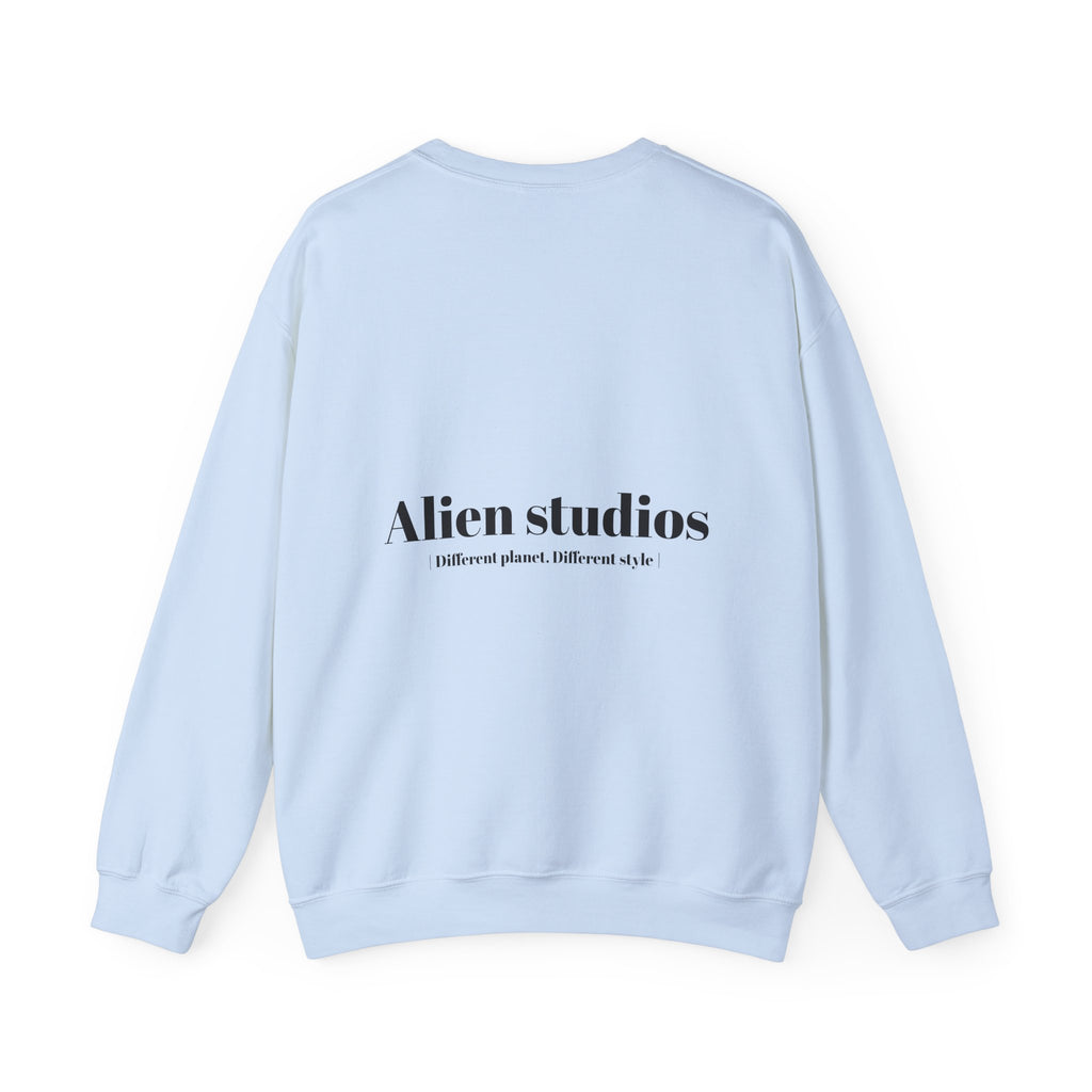 Alien Studios logo sweatshirt | Crewneck sweatshirt, minimalist back text