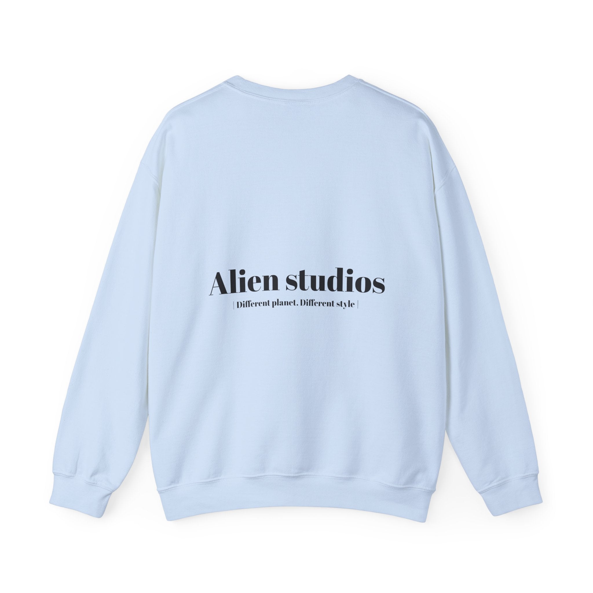 Alien Studios logo sweatshirt | Crewneck sweatshirt, minimalist back text