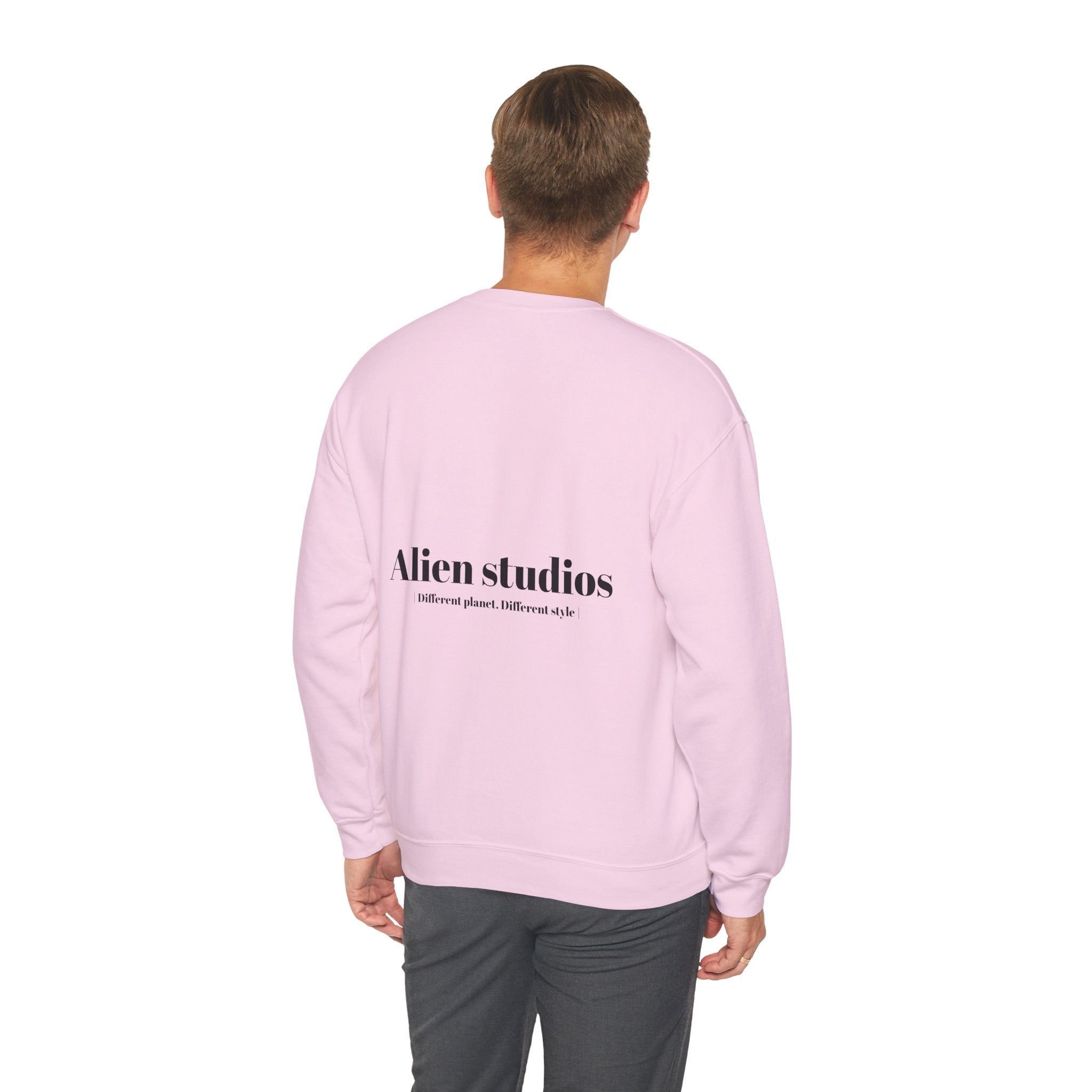Alien Studios logo sweatshirt | Crewneck sweatshirt, minimalist back text