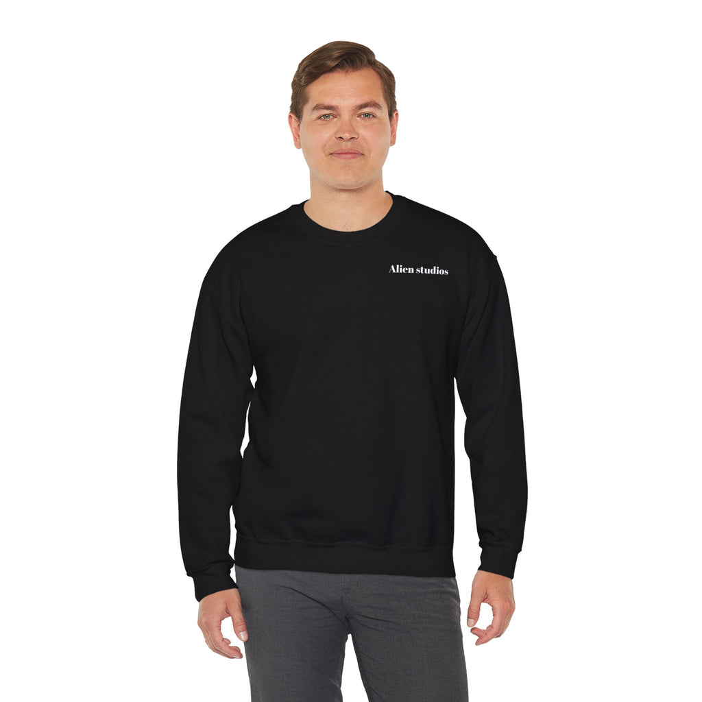 Alien Studios logo sweatshirt | Crewneck sweatshirt, minimalist back text