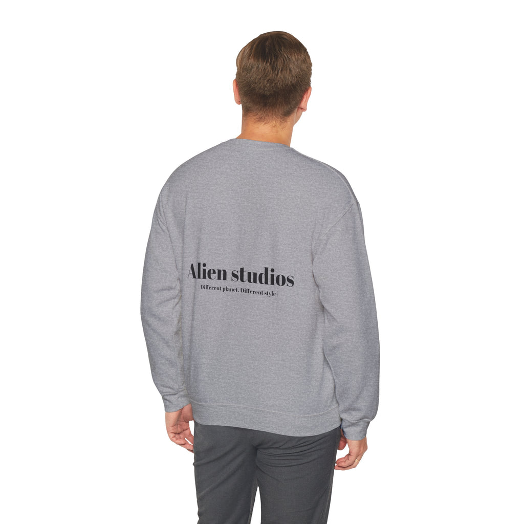 Alien Studios logo sweatshirt | Crewneck sweatshirt, minimalist back text